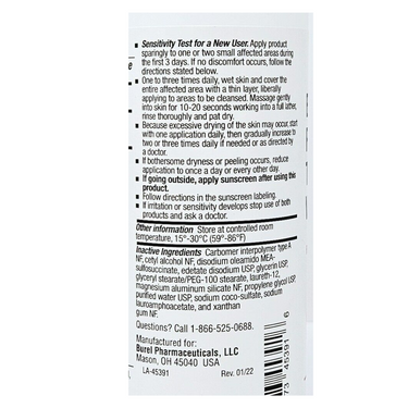 Benzoyl Peroxide Topical Wash